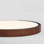 Moderna Lampada da Soffitto Circolare in Legno