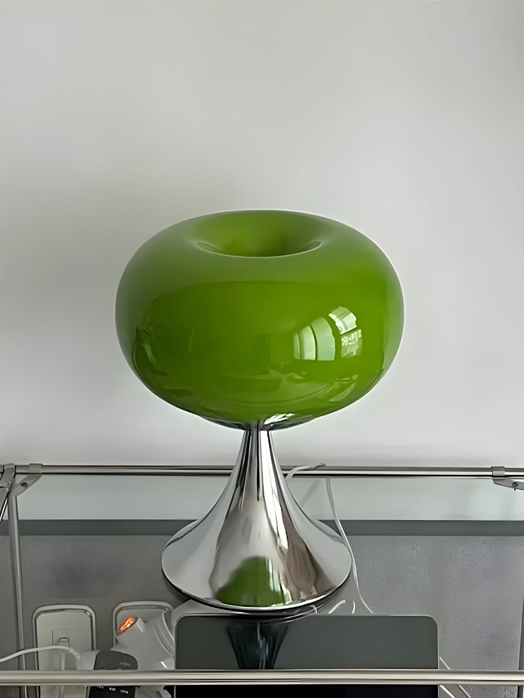Lampada SereneCrystal - Elegante Lampada da Tavolo Retro