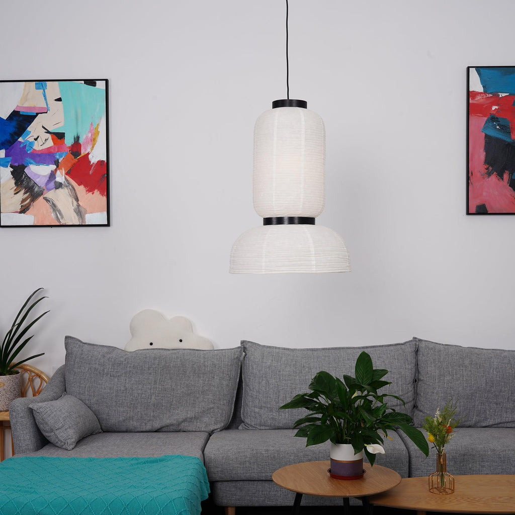 Lampada a sospensione in carta Cocoon