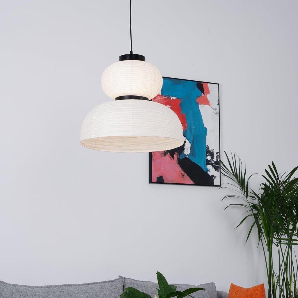 Lampada a sospensione in carta Cocoon