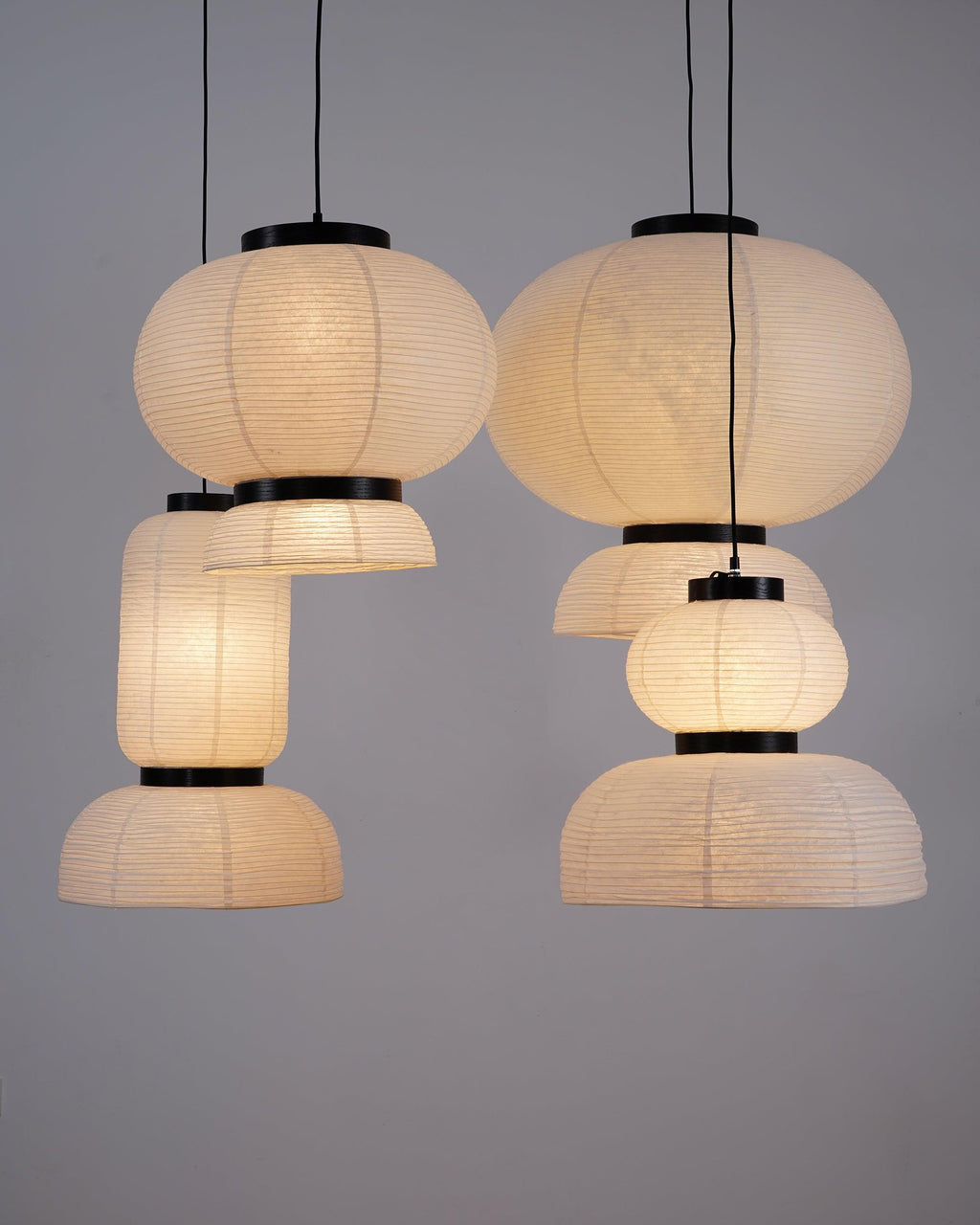 Lampada a sospensione in carta Cocoon