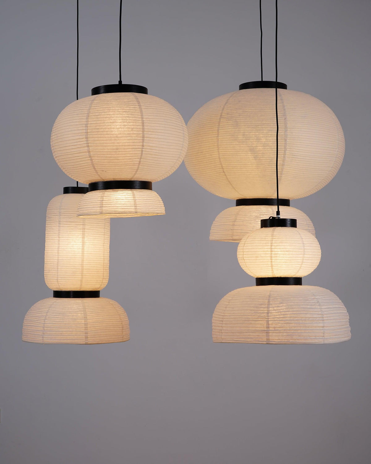 Lampada a sospensione in carta Cocoon