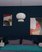 Lampada a sospensione in carta Cocoon