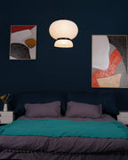 Lampada a sospensione in carta Cocoon