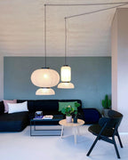 Lampada a sospensione in carta Cocoon