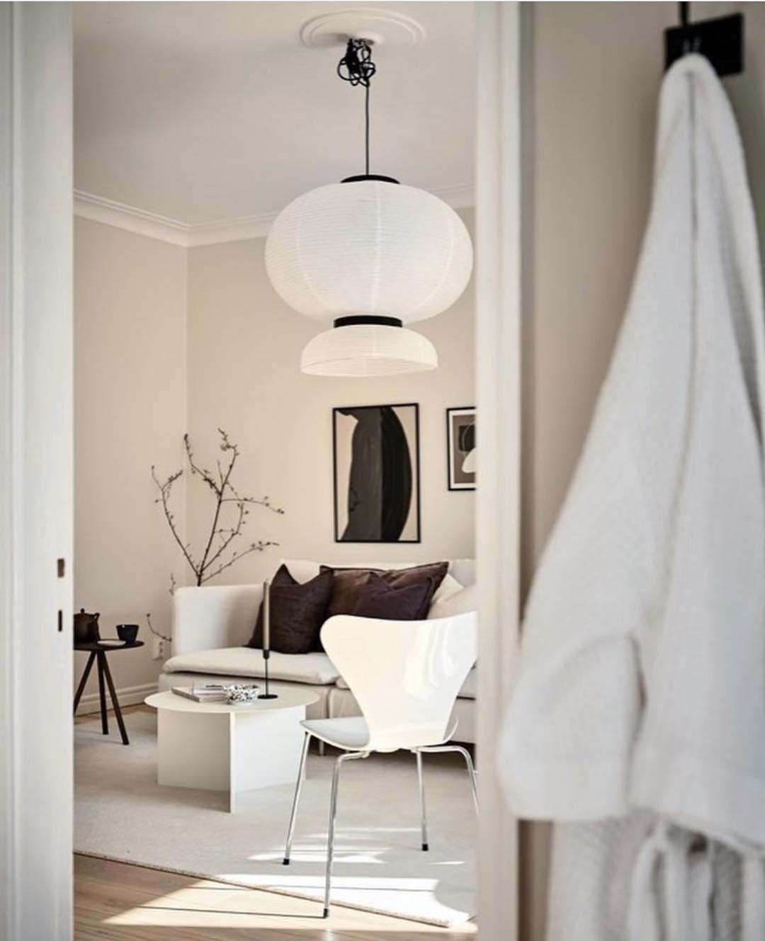 Lampada a sospensione in carta Cocoon