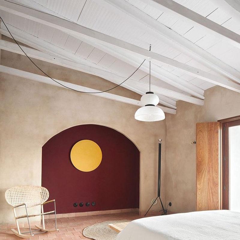 Lampada a sospensione in carta Cocoon