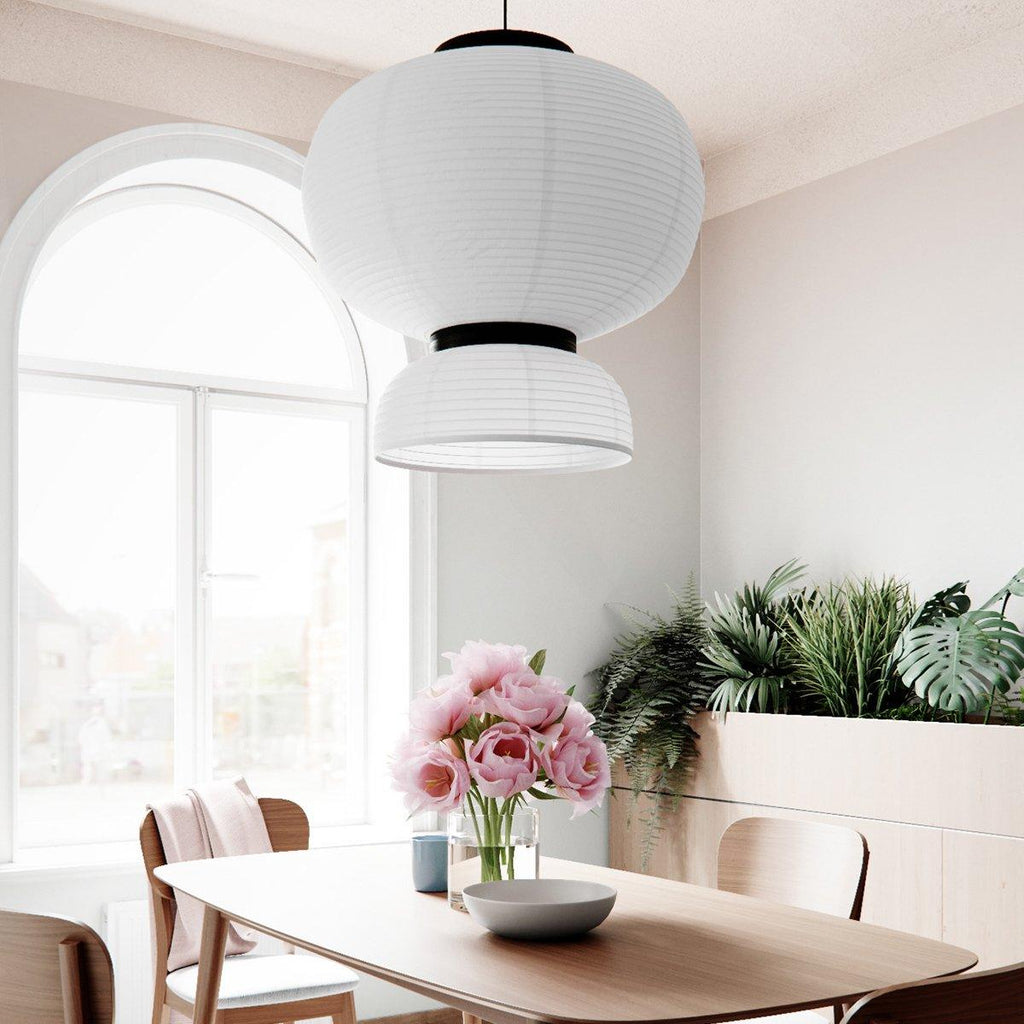 Lampada a sospensione in carta Cocoon