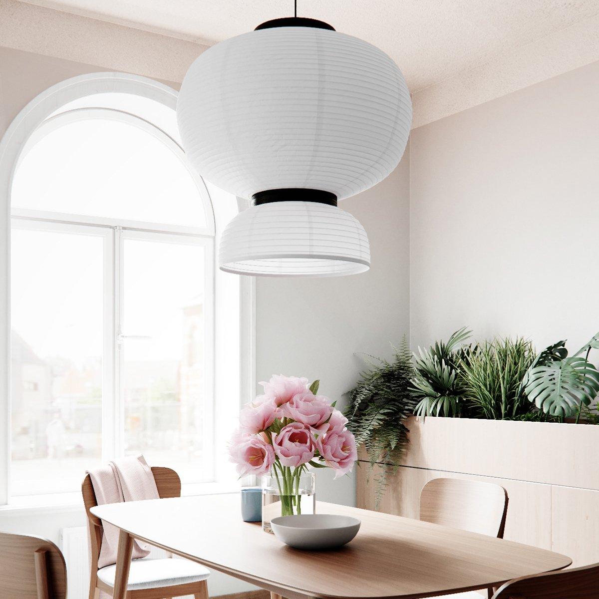 Lampada a sospensione in carta Cocoon