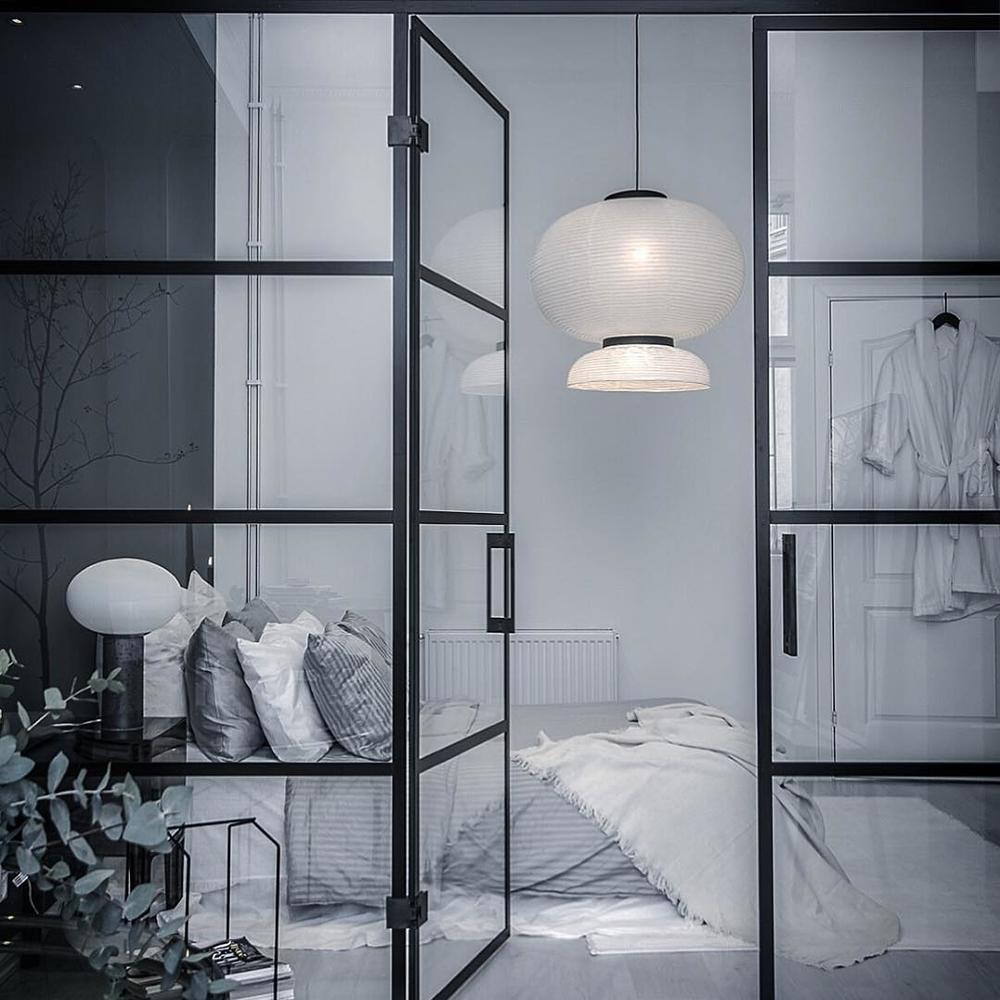 Lampada a sospensione in carta Cocoon