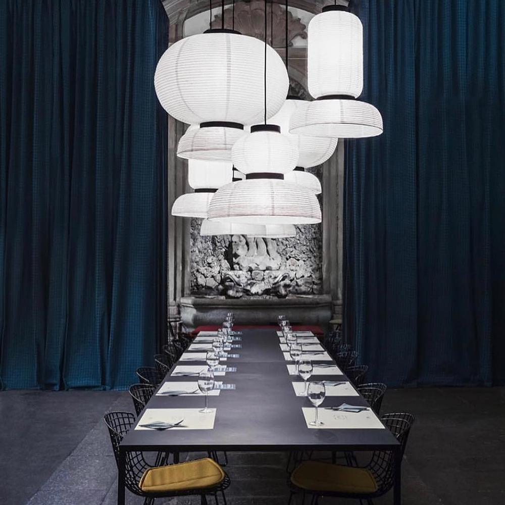 Lampada a sospensione in carta Cocoon