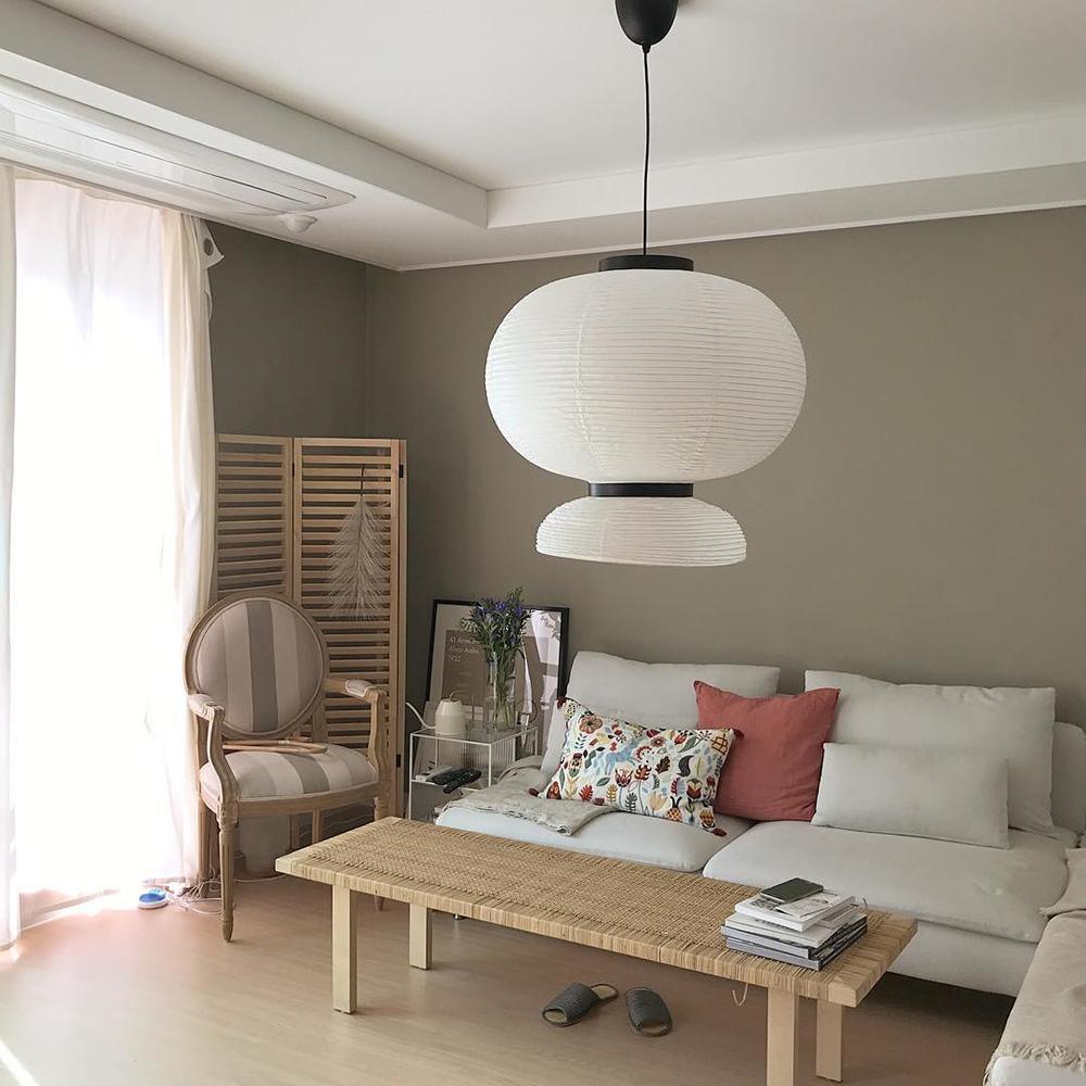 Lampada a sospensione in carta Cocoon