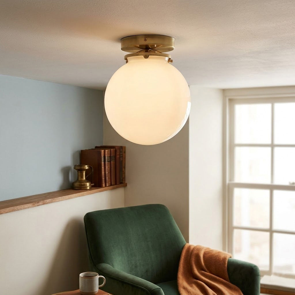 Lampada da soffitto in vetro Foster