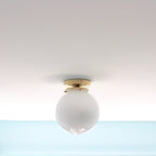 Lampada da soffitto in vetro Foster