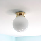 Lampada da soffitto in vetro Foster