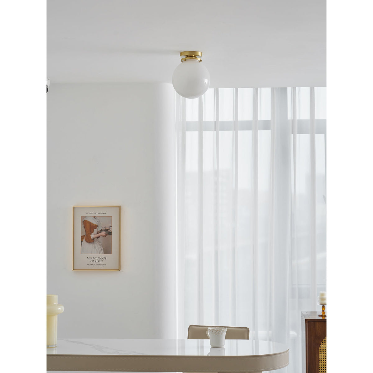 Lampada da soffitto in vetro Foster