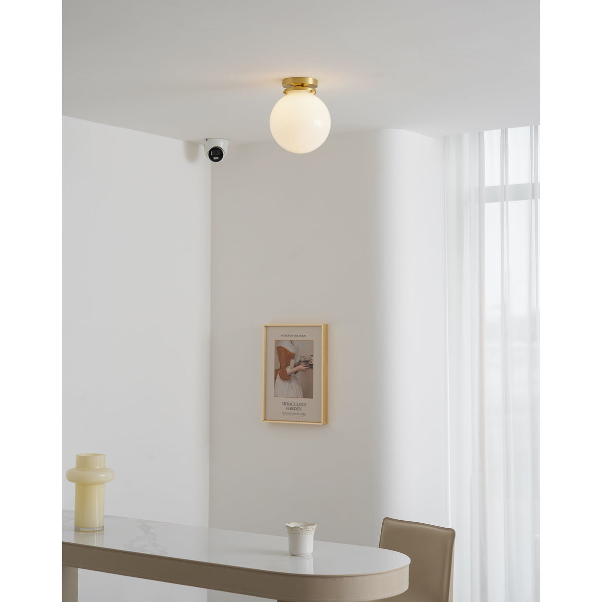Lampada da soffitto in vetro Foster