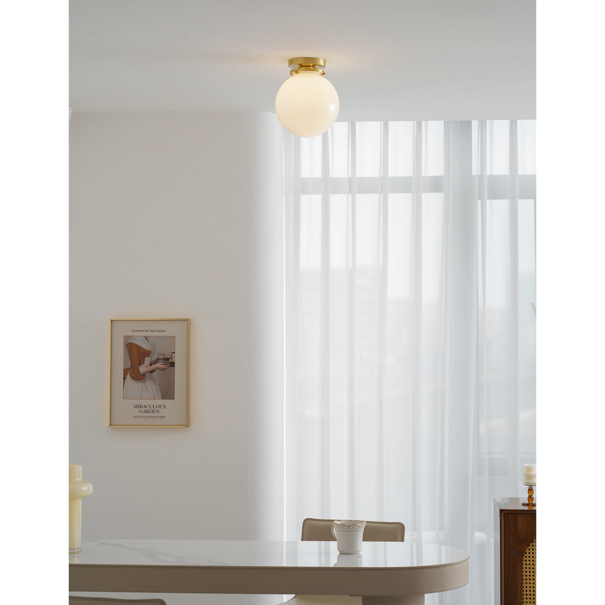 Lampada da soffitto in vetro Foster