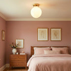 Lampada da soffitto in vetro Foster