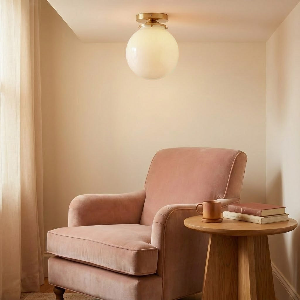 Lampada da soffitto in vetro Foster