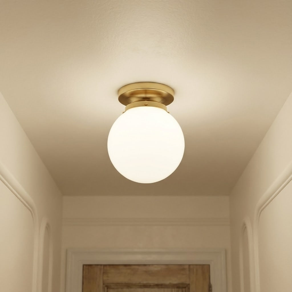Lampada da soffitto in vetro Foster