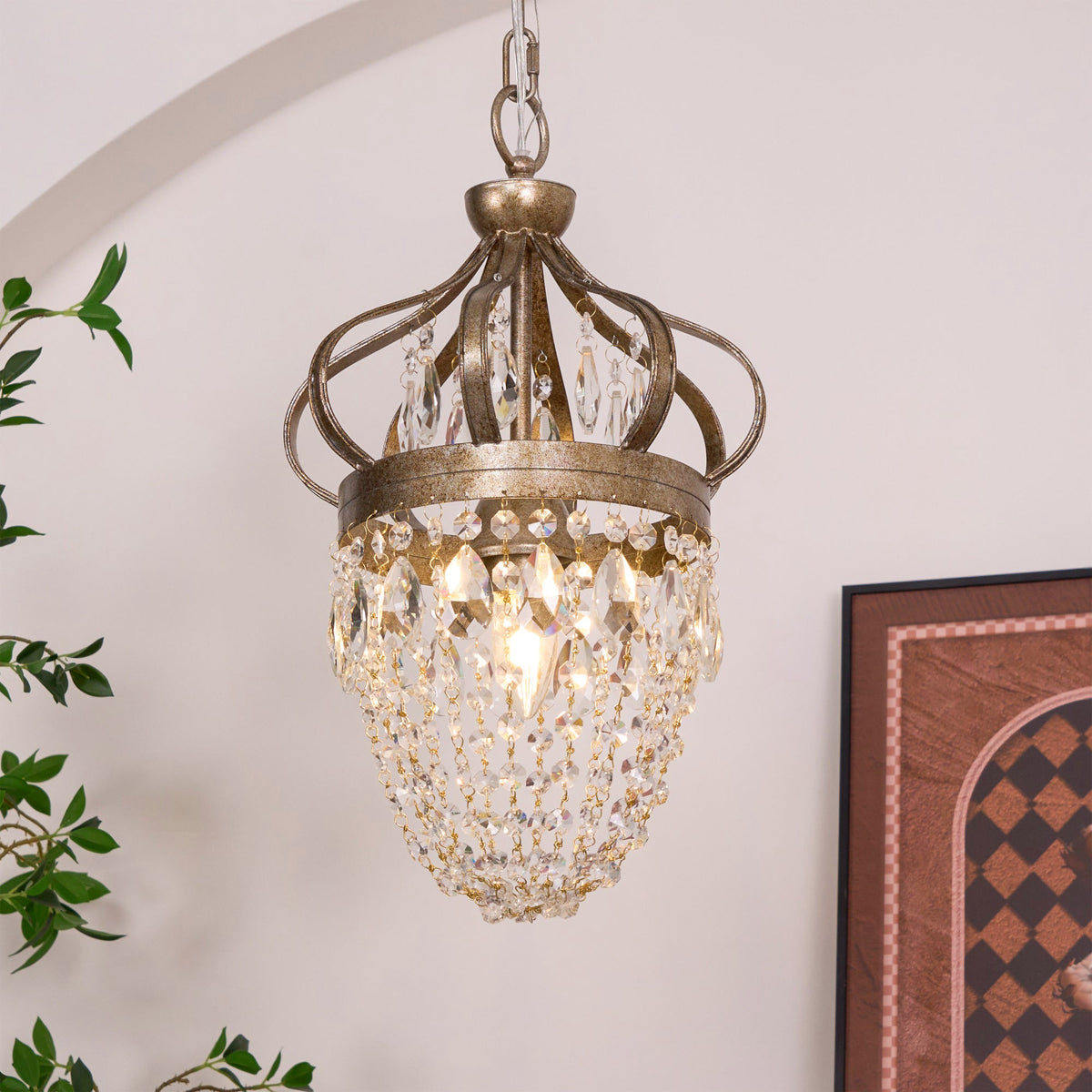 Lampadario a goccia Abella