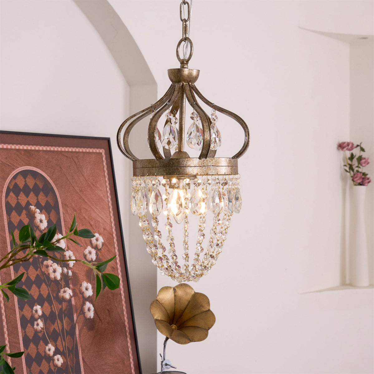 Lampadario a goccia Abella