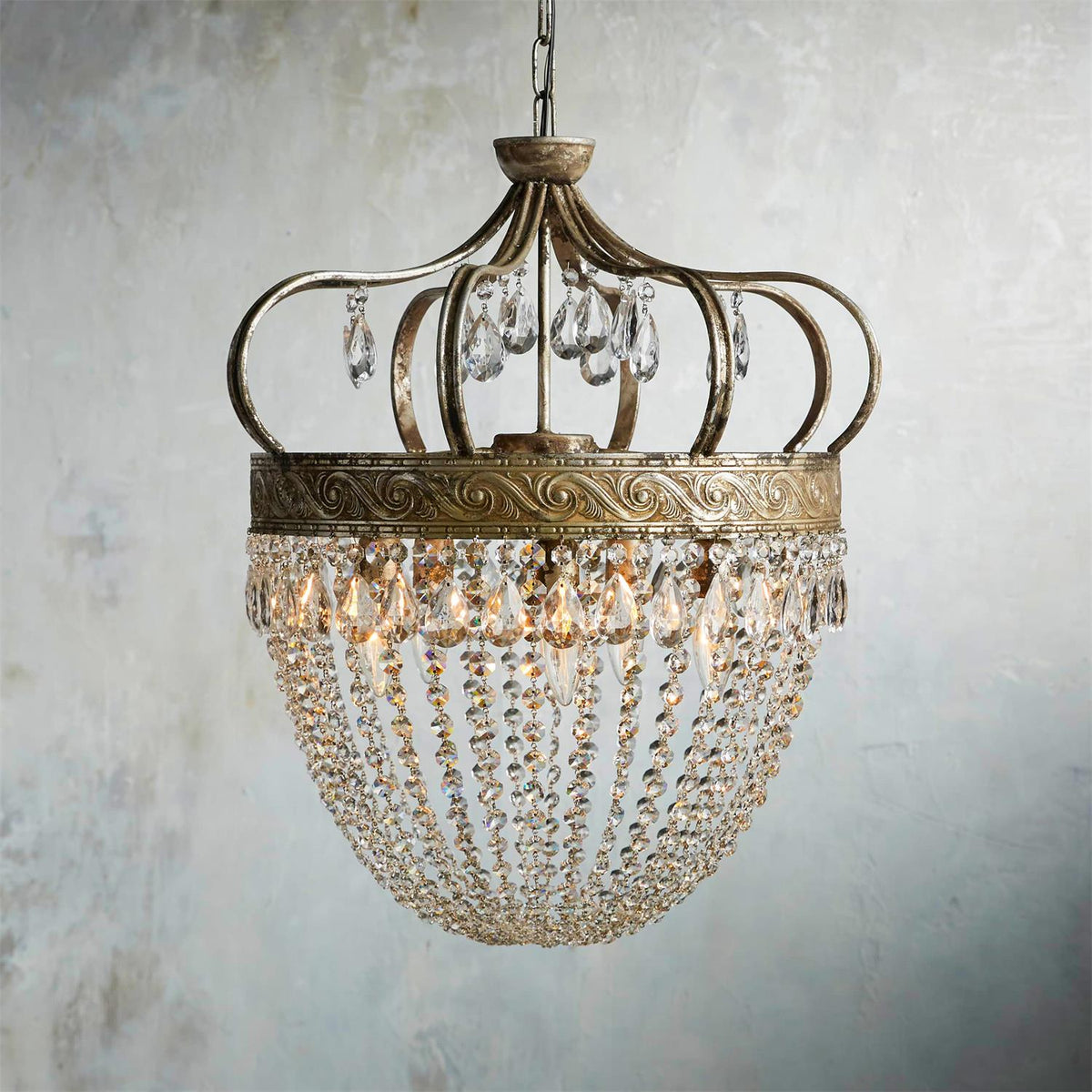 Lampadario a goccia Abella