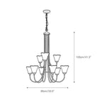Lampadario Franklin Amber
