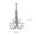 Lampadario Franklin Amber