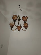 Lampadario Franklin Amber