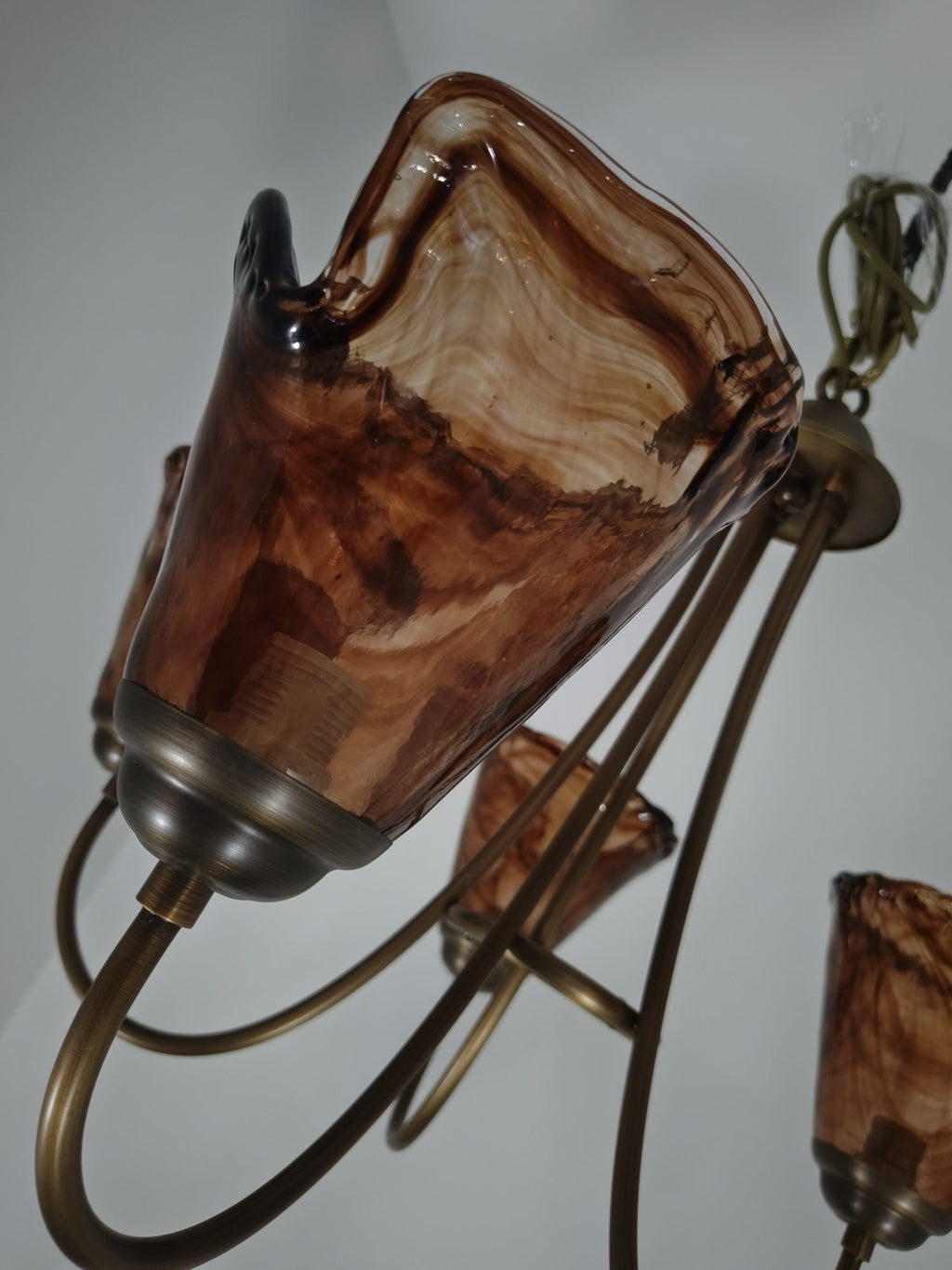 Lampadario Franklin Amber