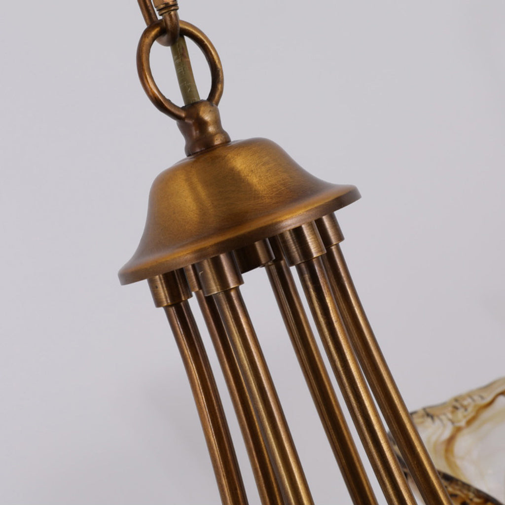 Lampadario Franklin Amber