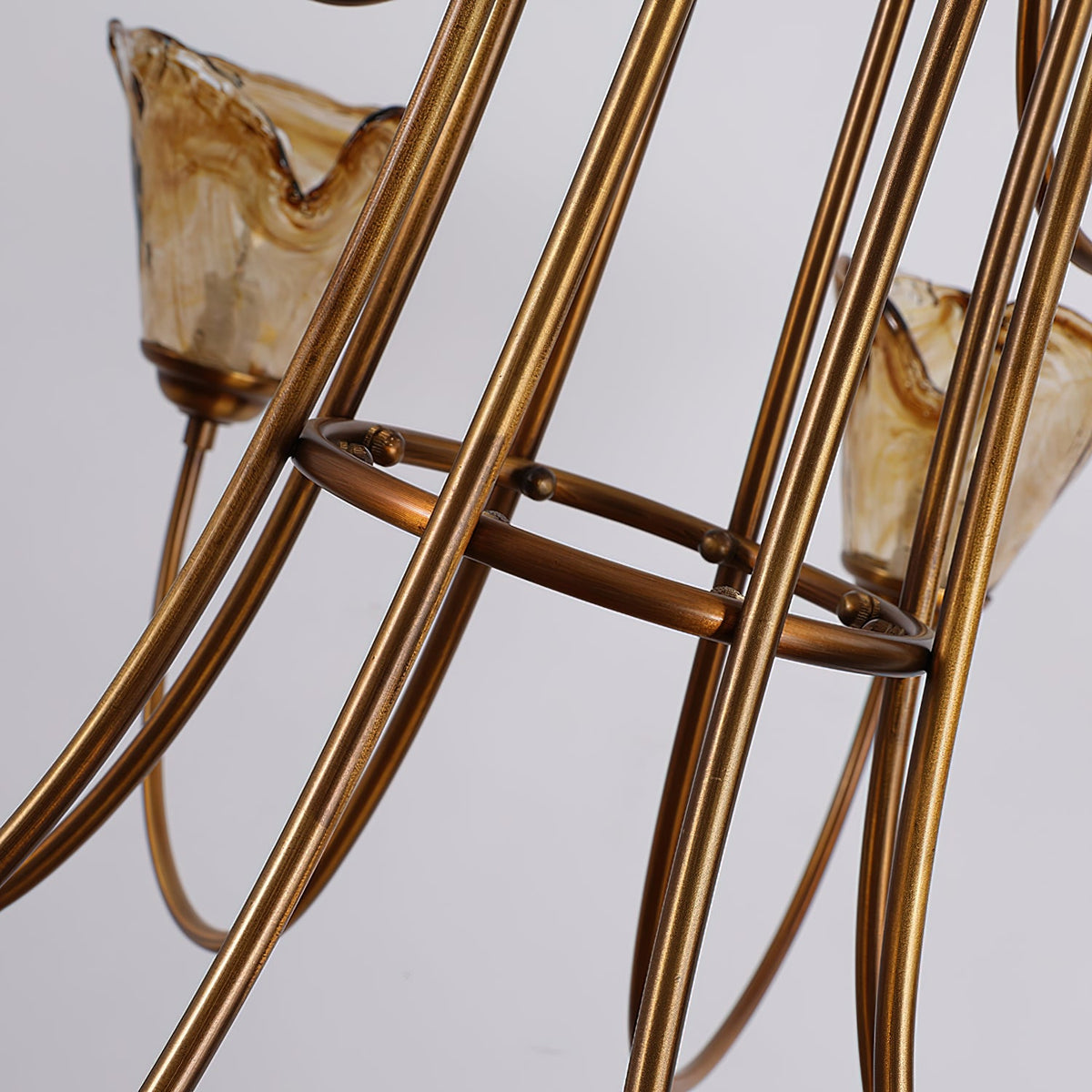 Lampadario Franklin Amber