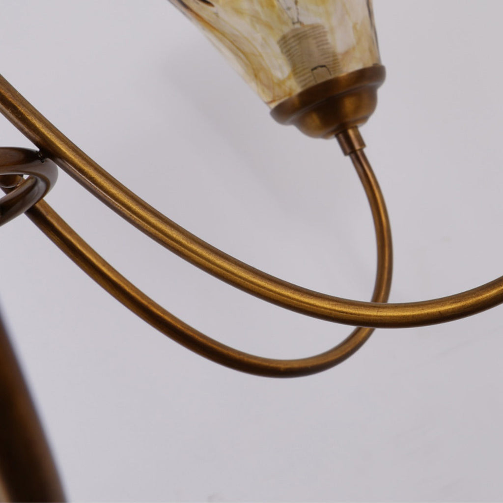 Lampadario Franklin Amber
