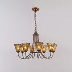 Lampadario Franklin Amber