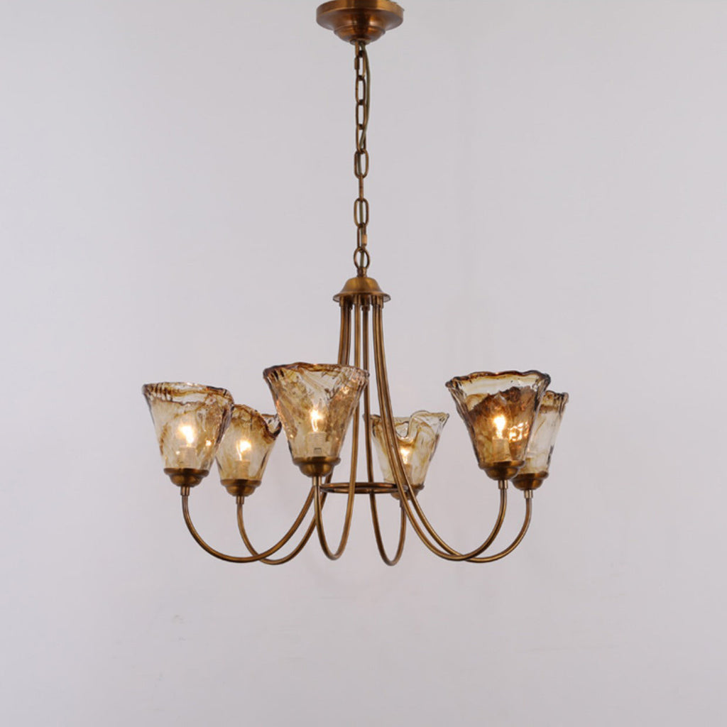Lampadario Franklin Amber
