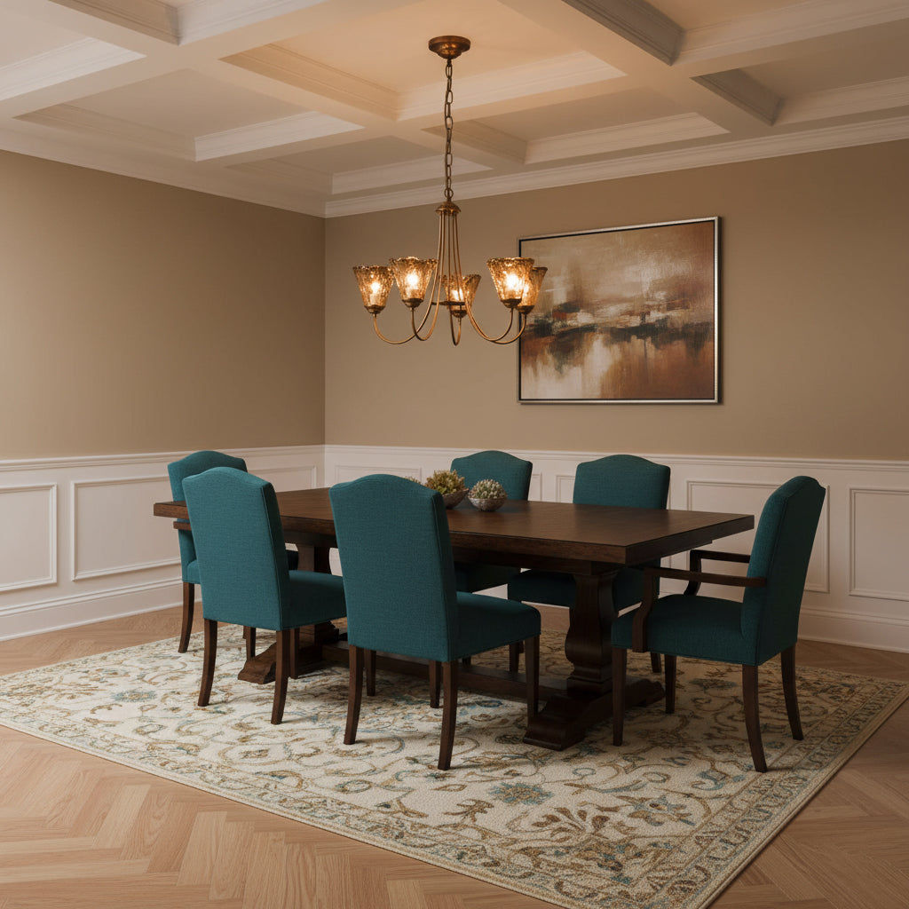 Lampadario Franklin Amber