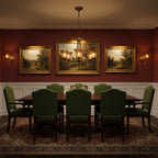 Lampadario Franklin Amber