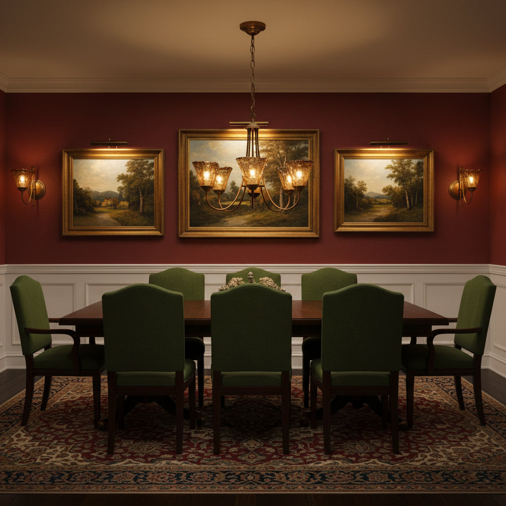 Lampadario Franklin Amber