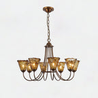 Lampadario Franklin Amber