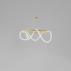 Lampadario a Curva Lineare Flessibile