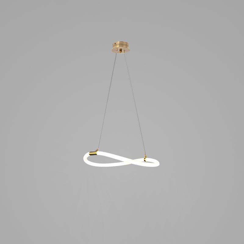 Lampadario a Curva Lineare Flessibile
