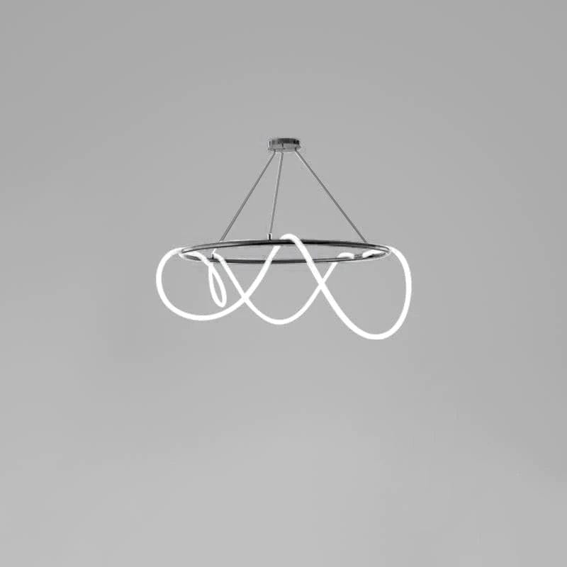 Lampadario a Curva Lineare Flessibile