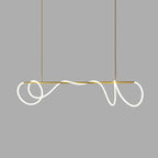 Lampadario a Curva Lineare Flessibile