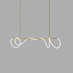 Lampadario a Curva Lineare Flessibile