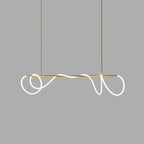 Lampadario a Curva Lineare Flessibile
