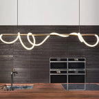 Lampadario a Curva Lineare Flessibile