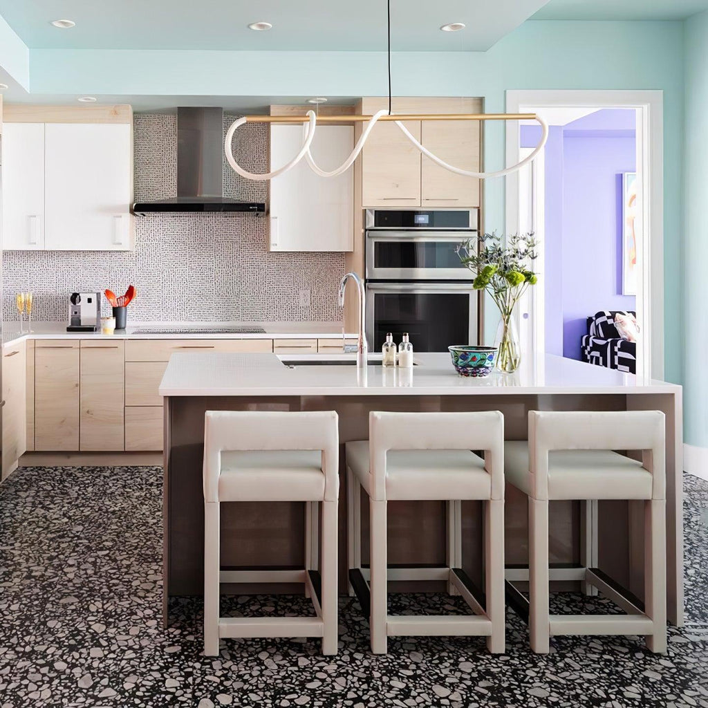 Lampadario a Curva Lineare Flessibile