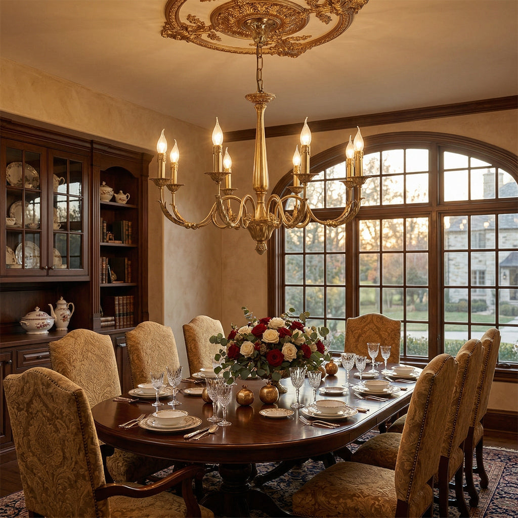 Candelabro in Ottone Winchester